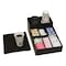 Dacasso Black Leatherette Coffee Condiment Organizer AG-1328 - alternate 1